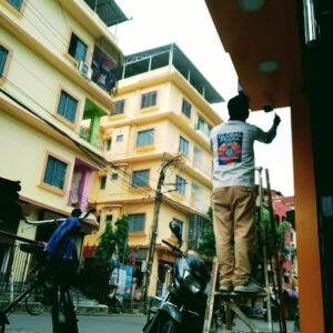 Modern house installing CCTV in Kolkata for home security